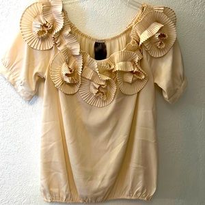 Cream blouse